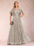 A-Line/Princess V-Neck Short Sleeves Mother of the Bride Dresses with Lace