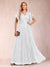 A-Line/Princess V-Neck Short Sleeves Mother of the Bride Dresses with Lace