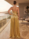 Jumpsuits Strapless Sleeveless Plus Size Evening  Dresses with Ruched & Pleats