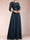 A-Line/Princess Scoop 3/4 Sleeves Mother of the Bride Dresses with Applique