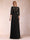 Sheath/Column Scoop 3/4 Sleeves Mother of the Bride Dresses with Lace