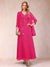 A-Line/Princess V-Neck 3/4 Sleeves 2 Pieces Mother of the Bride Dress with Sequins & Jacket