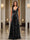 A-Line/Princess Plunging V-Neck Sleeveless Prom Dresses with Ruched