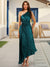 Sheath/Column One-Shoulder Sleeveless Prom Dresses with Ruched