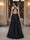 A-Line/Princess V-Neck Sleeveless Prom Dresses with Ruffles