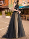 Ball Gown V-Neck Sleeveless Applique Prom Dresses