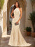 Trumpet/Mermaid Halter Sleeveless Applique Prom Dresses
