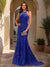 Trumpet/Mermaid Halter Sleeveless Applique Prom Dresses