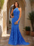 Trumpet/Mermaid Halter Sleeveless Applique Prom Dresses