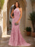 Trumpet/Mermaid Halter Sleeveless Applique Prom Dresses