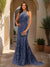 Trumpet/Mermaid Halter Sleeveless Applique Prom Dresses