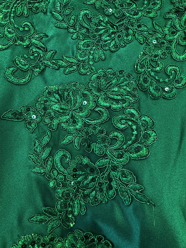 Ball Gown Off-the-Shoulder Short Sleeves Sequins Prom Dresses