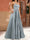 A-Line/Princess Scoop Sleeveless Sash Prom Dresses