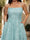 A-Line/Princess Scoop Sleeveless Applique Prom Dresses