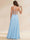 A-Line/Princess V-Neck Sleeveless Applique Prom Dresses