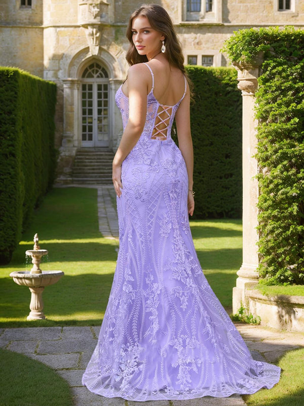 Trumpet/Mermaid V-Neck Sleeveless Ruched Prom Dresses