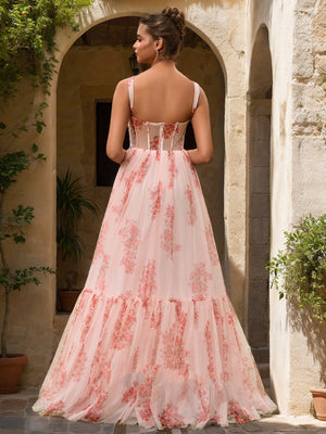 Ball Gown Sweetheart Sleeveless Ruched Prom Dresses