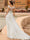 A-Line/Princess V-Neck Sleeveless Lace Wedding Dresses