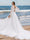 A-Line/Princess V-Neck Long Sleeves Split Side Wedding Dresses