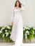 A-Line/Princess Square Neck Long Sleeves Ruched Wedding Dresses