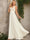 A-Line/Princess V-Neck Sleeveless Lace Wedding Dresses