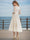 Ball Gown V-Neck Half Sleeves Lace Wedding Dresses