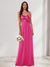 A-Line/Princess V-Neck Sleeveless Sequins Bridesmaid Dresses