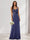 A-Line/Princess V-Neck Sleeveless Sequins Bridesmaid Dresses