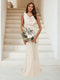 Trumpet/Mermaid Cowl Neck Sleeveless Ruched Bridesmaid Dresses