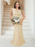 Trumpet/Mermaid Cowl Neck Sleeveless Ruched Plus Size Bridesmaid Dresses