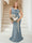 Trumpet/Mermaid Cowl Neck Sleeveless Ruched Plus Size Bridesmaid Dresses