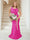 Trumpet/Mermaid Cowl Neck Sleeveless Ruched Plus Size Bridesmaid Dresses