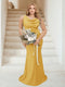 Trumpet/Mermaid Cowl Neck Sleeveless Ruched Plus Size Bridesmaid Dresses