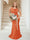 Trumpet/Mermaid Cowl Neck Sleeveless Ruched Plus Size Bridesmaid Dresses