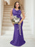 Trumpet/Mermaid Cowl Neck Sleeveless Ruched Plus Size Bridesmaid Dresses