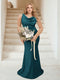 Trumpet/Mermaid Cowl Neck Sleeveless Ruched Plus Size Bridesmaid Dresses