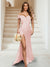 Sheath/Column Off-the-Shoulder Sleeveless Ruched Bridesmaid Dresses