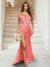 Sheath/Column Off-the-Shoulder Sleeveless Ruched Bridesmaid Dresses