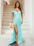 Sheath/Column Off-the-Shoulder Sleeveless Ruched Bridesmaid Dresses