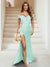 Sheath/Column Off-the-Shoulder Sleeveless Ruched Bridesmaid Dresses