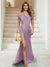 Sheath/Column Off-the-Shoulder Sleeveless Ruched Bridesmaid Dresses