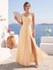 A-Line/Princess Sweetheart Sleeveless Split Side Bridesmaid Dresses