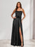 A-Line/Princess Strapless Sleeveless Split Side Bridesmaid Dresses