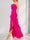 Sheath/Column Strapless Sleeveless Split Side Bridesmaid Dresses