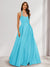 A-Line/Princess Halter Sleeveless Ruched Bridesmaid Dresses