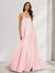 A-Line/Princess Halter Sleeveless Ruched Bridesmaid Dresses