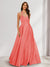 A-Line/Princess Halter Sleeveless Ruched Bridesmaid Dresses