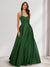 A-Line/Princess Halter Sleeveless Ruched Bridesmaid Dresses