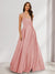 A-Line/Princess Halter Sleeveless Ruched Bridesmaid Dresses