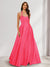 A-Line/Princess Halter Sleeveless Ruched Bridesmaid Dresses